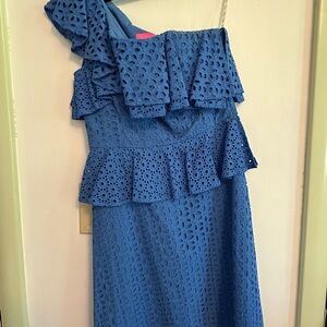 Lilly Pulitzer Blue Eyelet Dress
